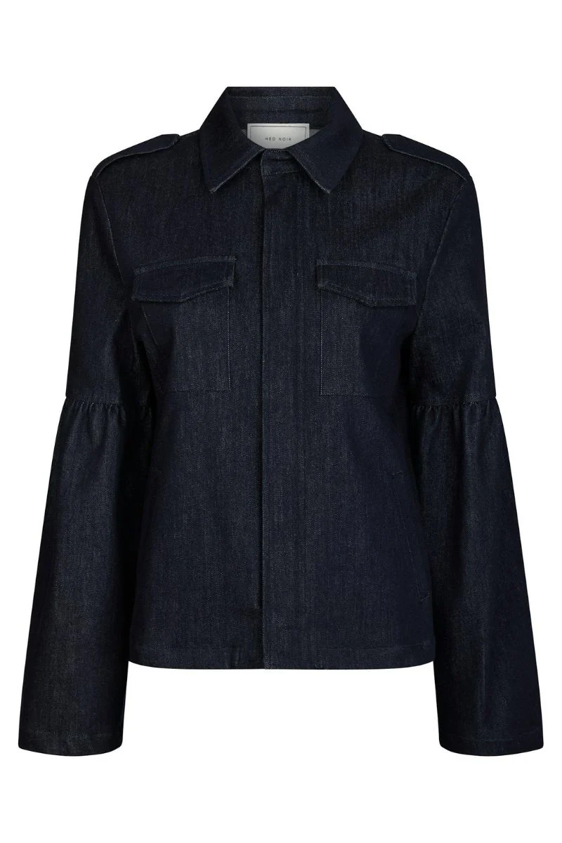 Jaynor Denim Jacket | Dark Blue | Jakke fra Neo Noir