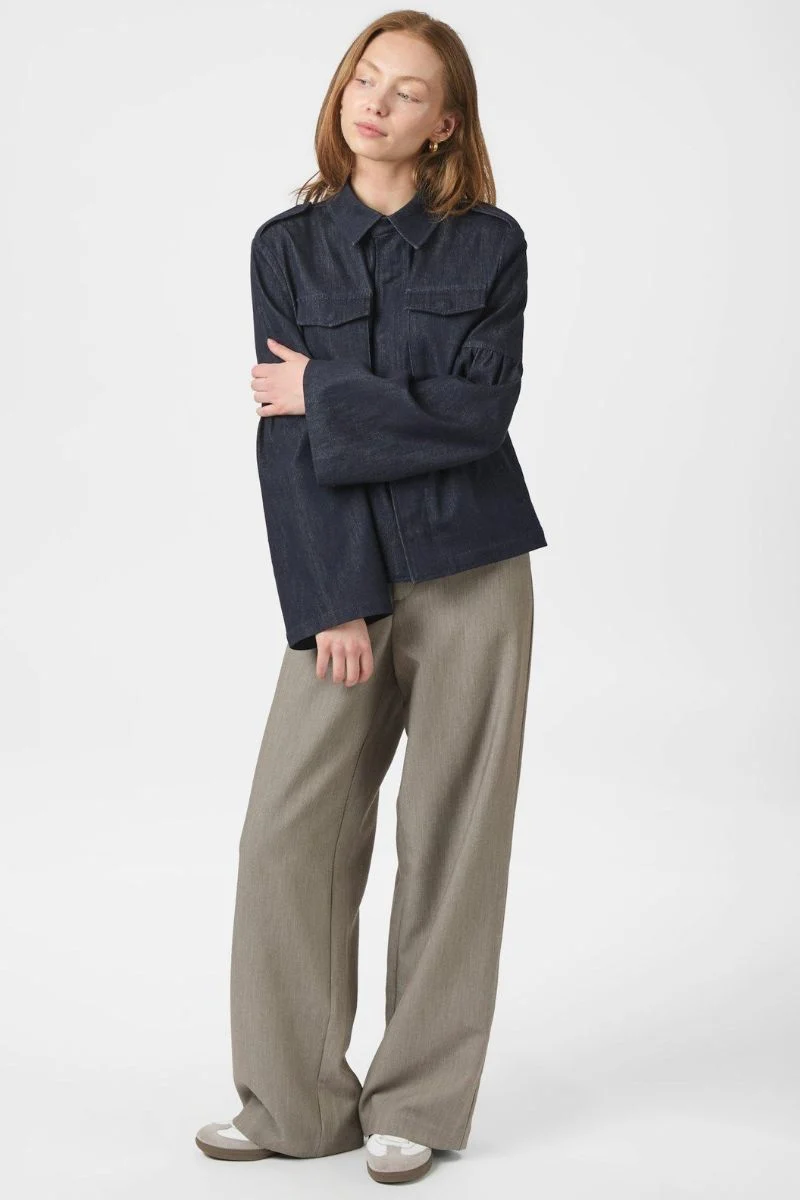Jaynor Denim Jacket | Dark Blue | Jakke fra Neo Noir