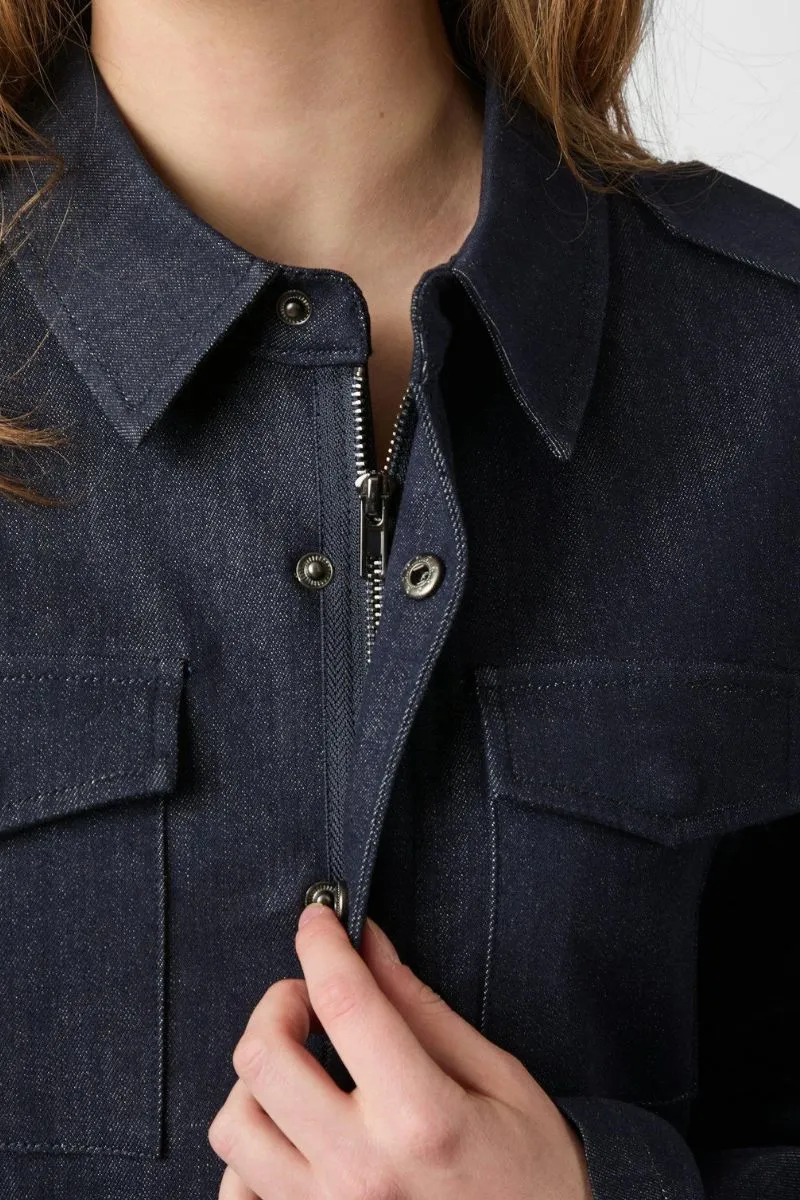 Jaynor Denim Jacket | Dark Blue | Jakke fra Neo Noir