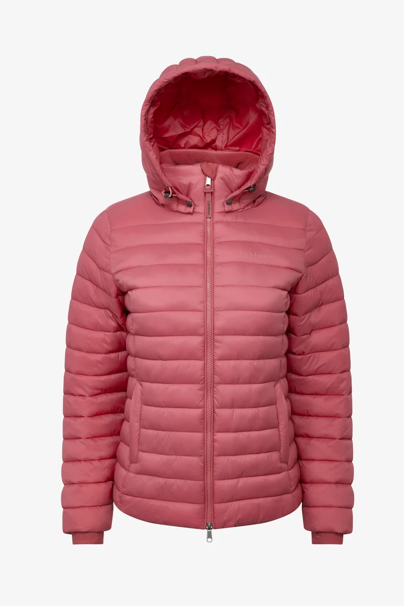 Rose Damen-Steppjacke mit Kapuze Cranberry 40