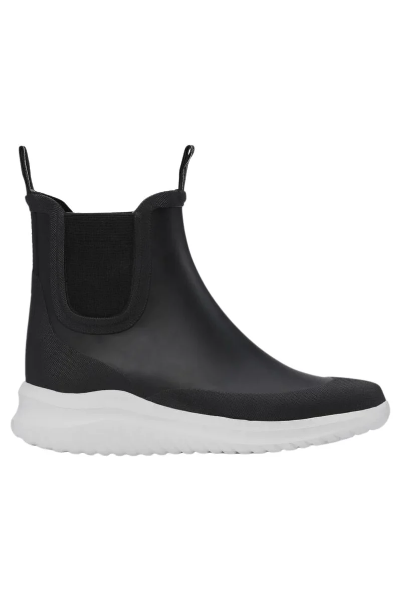 Short Rubber Boots Rub03C | Black | Gummistøvler fra Ilse Jacobsen