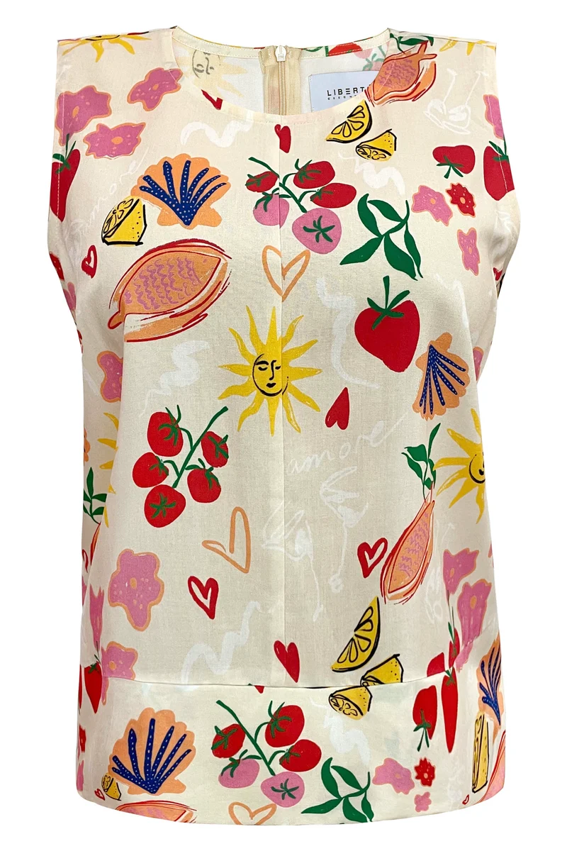 Hilma Top | Ivory Summer | Top fra Liberté