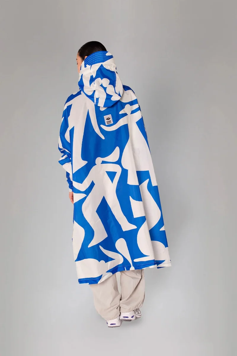 Timo Kuilder 'Blue Dance' | Blue | Regnponcho fra Rainkiss