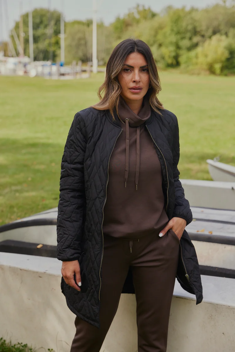 Lola quilt jacket | Sort | Jakke fra French Laundry