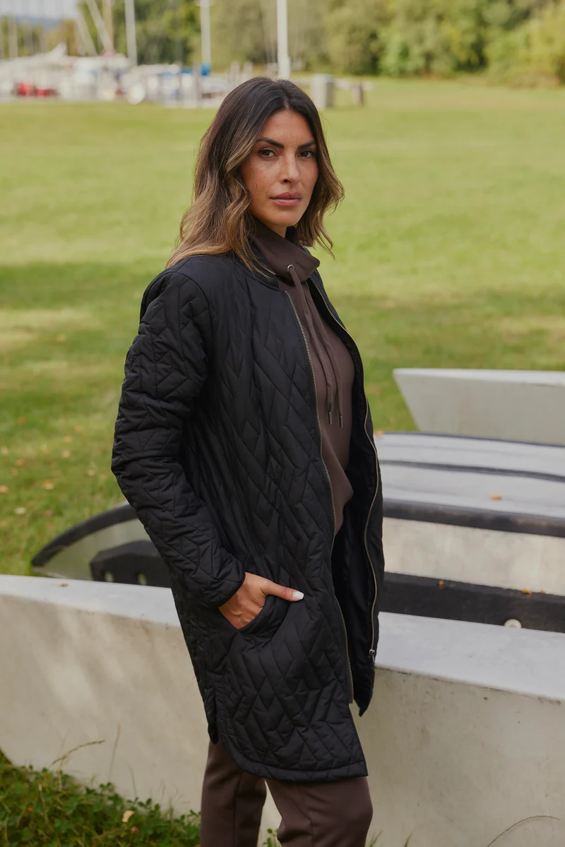 Lola quilt jacket | Sort | Jakke fra French Laundry