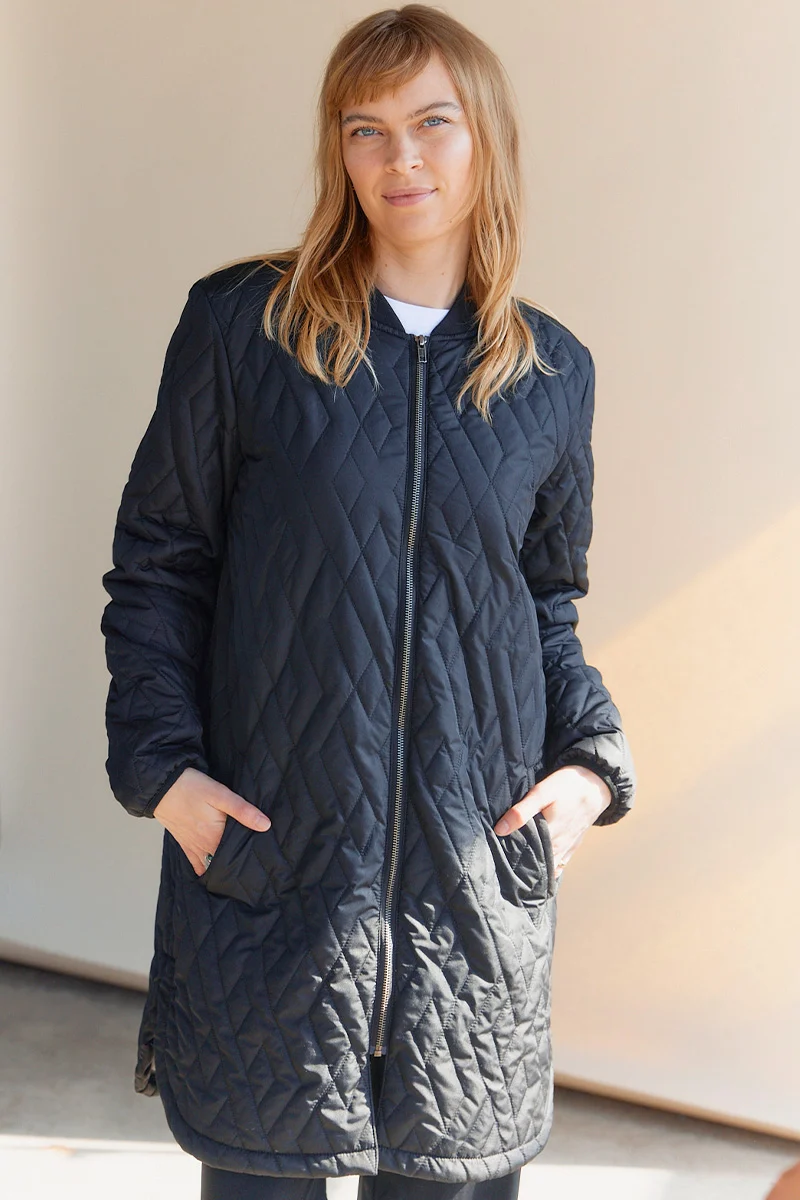 Lola quilt jacket | Sort | Jakke fra French Laundry