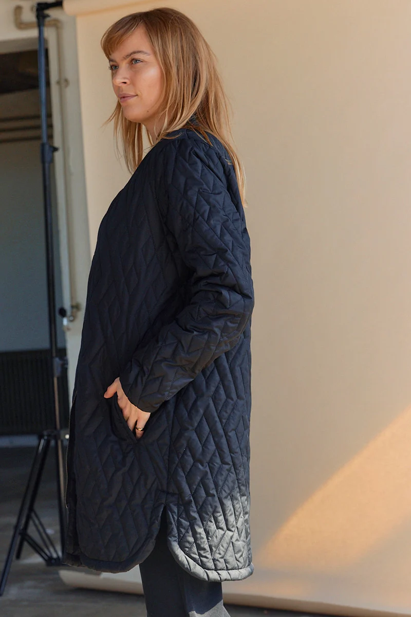 Lola quilt jacket | Sort | Jakke fra French Laundry