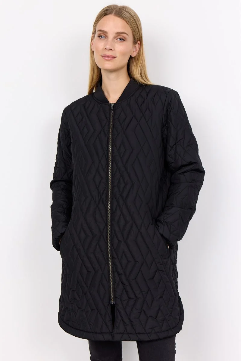 Lola quilt jacket | Sort | Jakke fra French Laundry