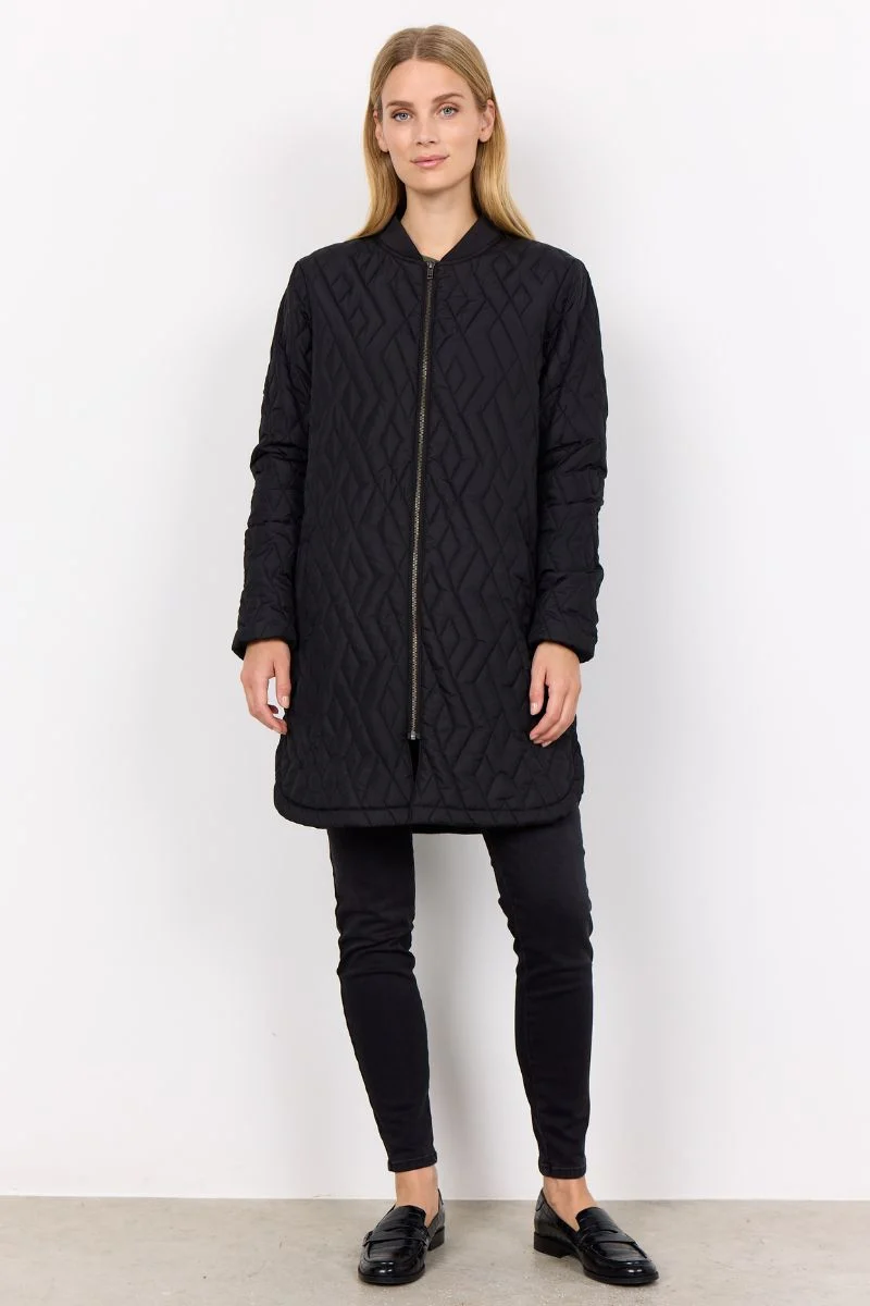 Lola quilt jacket | Sort | Jakke fra French Laundry