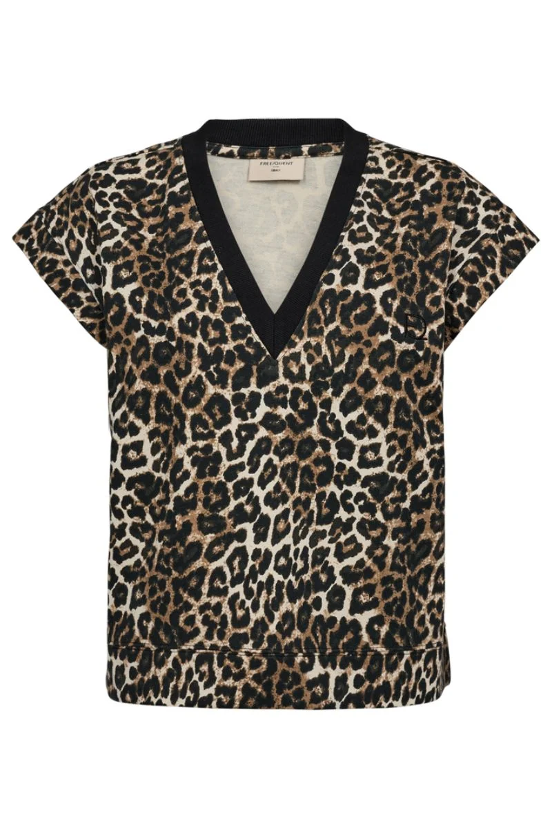 Kassy Pullover 206007 | Burro W. Black | Bluse fra Freequent