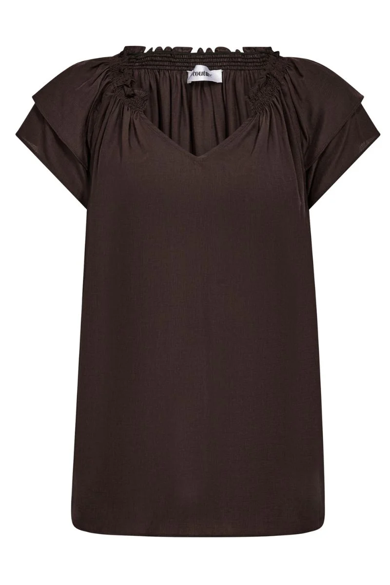 Sunrise Top 75683 | Mocca | Top fra Co'couture
