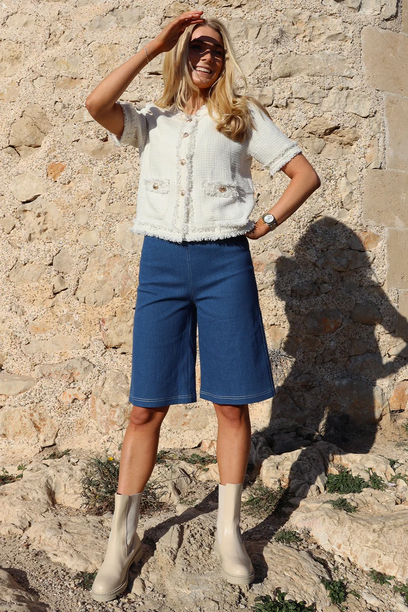 Coco Ss Jacket | Ivory | Jakke fra Liberté