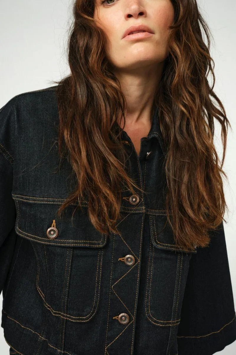 Penn Deluxe Jacket | Dark Blue | Jakke fra Mos Mosh