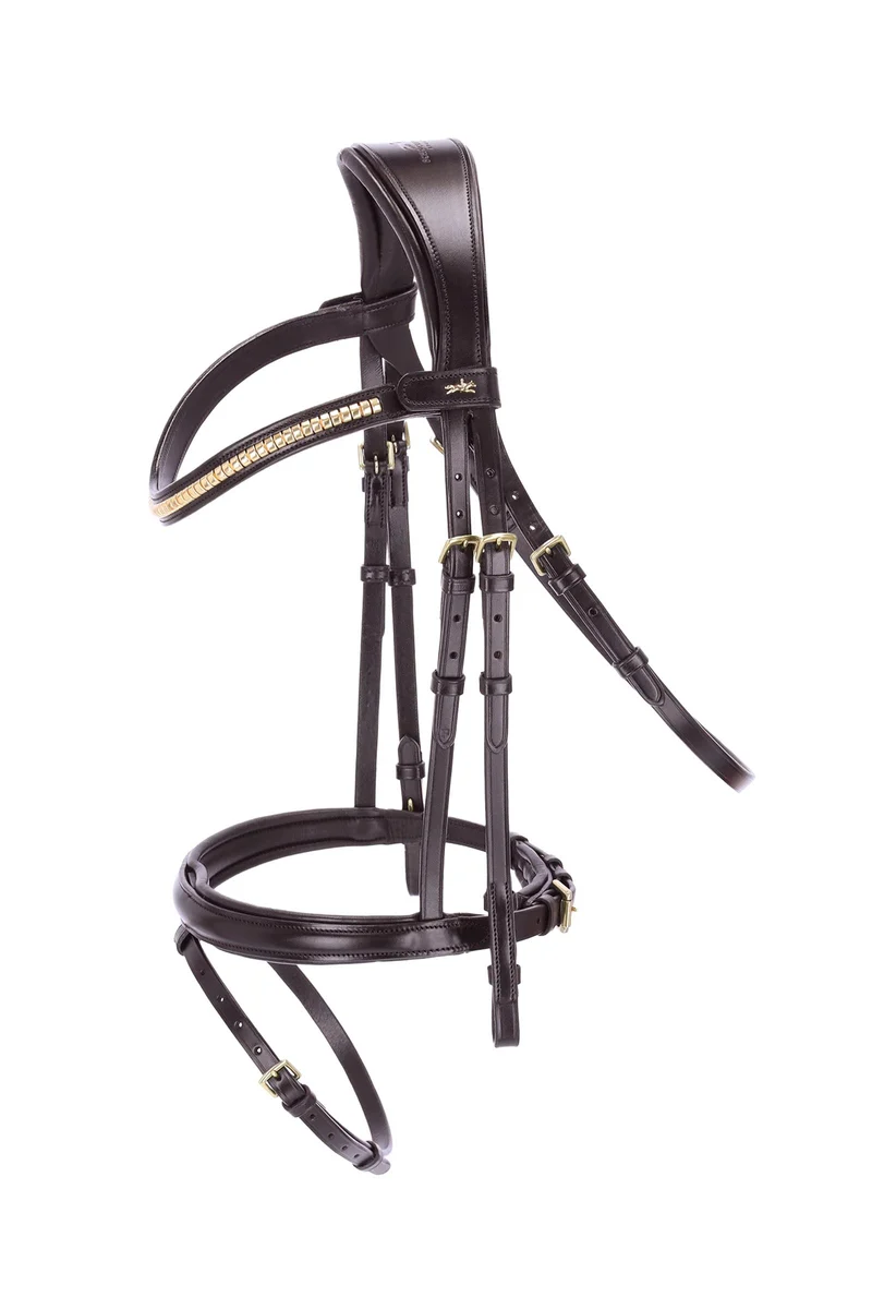 Schockemoehle Sports SP Monza C Trense Dark Brown/Gold V