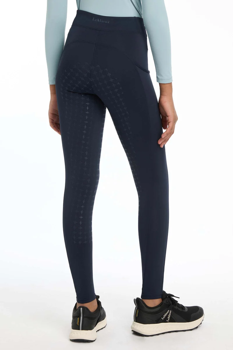 Young Rider Orla Pull On Reitleggings für Kinder Navy 134-140