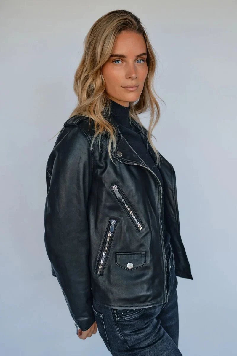 Mitchel Mol Leather Jacket | Læderjakke fra Mos Mosh
