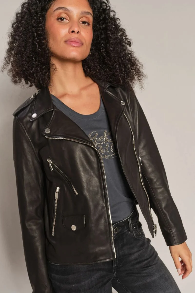 Mitchel Mol Leather Jacket | Læderjakke fra Mos Mosh