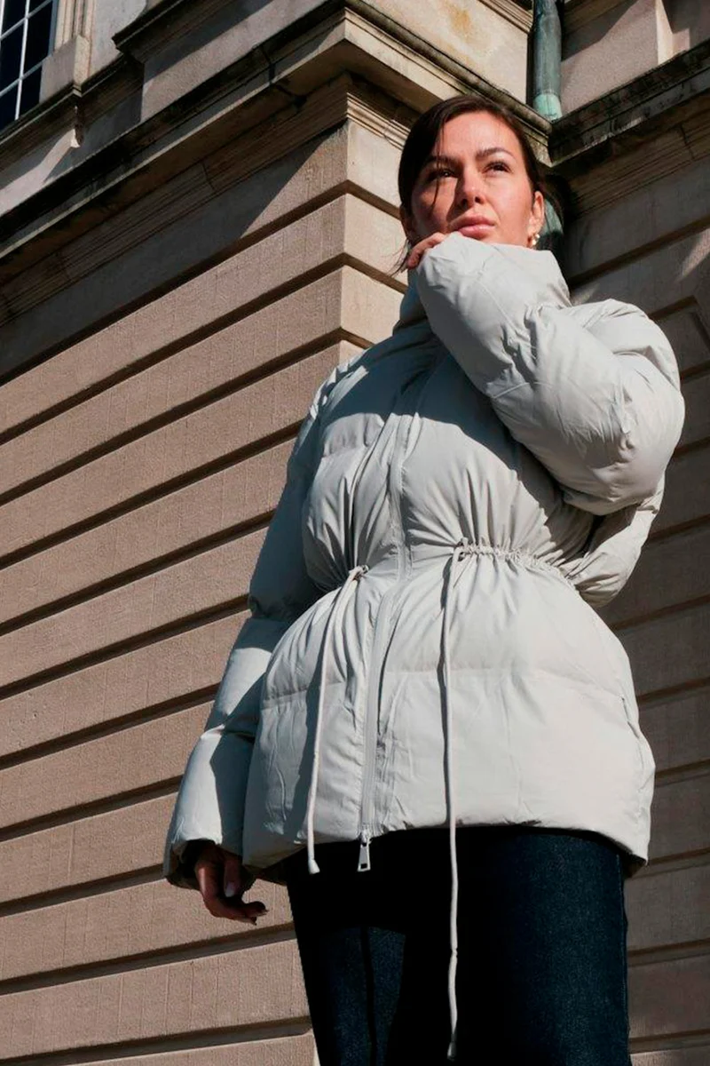 Mayra C Puffer Jacket 162394 | Ivory | Jakke fra Neo Noir