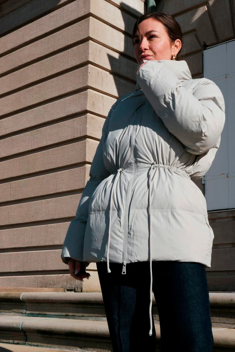Mayra C Puffer Jacket 162394 | Ivory | Jakke fra Neo Noir