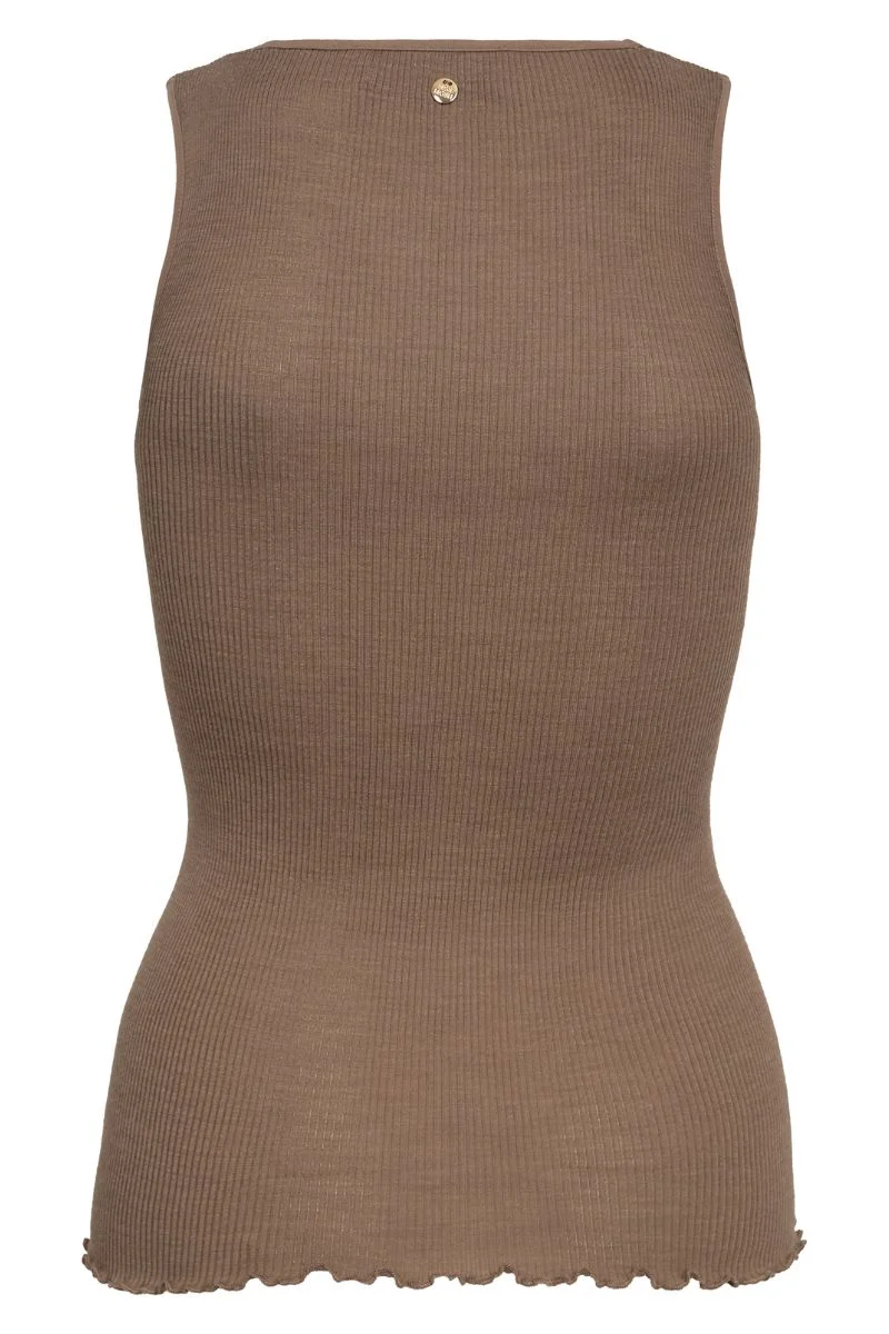 Elaine Seamless Tank Top | Pine Bark | Top fra Mos Mosh