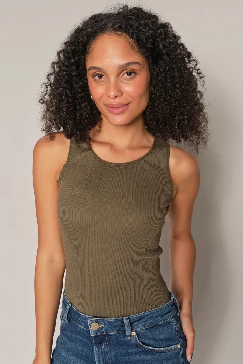 Elaine Seamless Tank Top | Sea Turtle | Top fra Mos Mosh