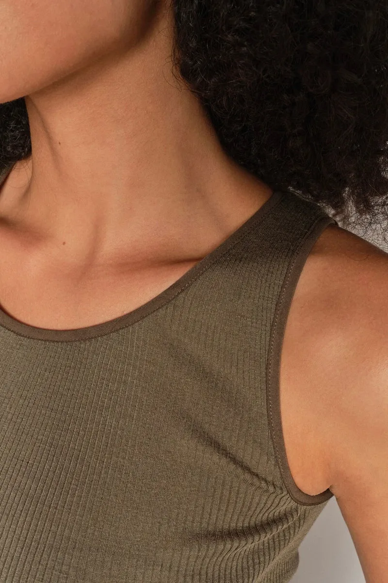 Elaine Seamless Tank Top | Sea Turtle | Top fra Mos Mosh