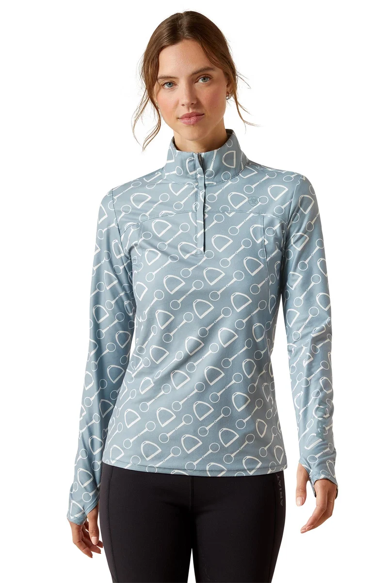 Lowell 3.0 Women´s 1/4 Zip Baselayer Shirt Hardware Print XXL
