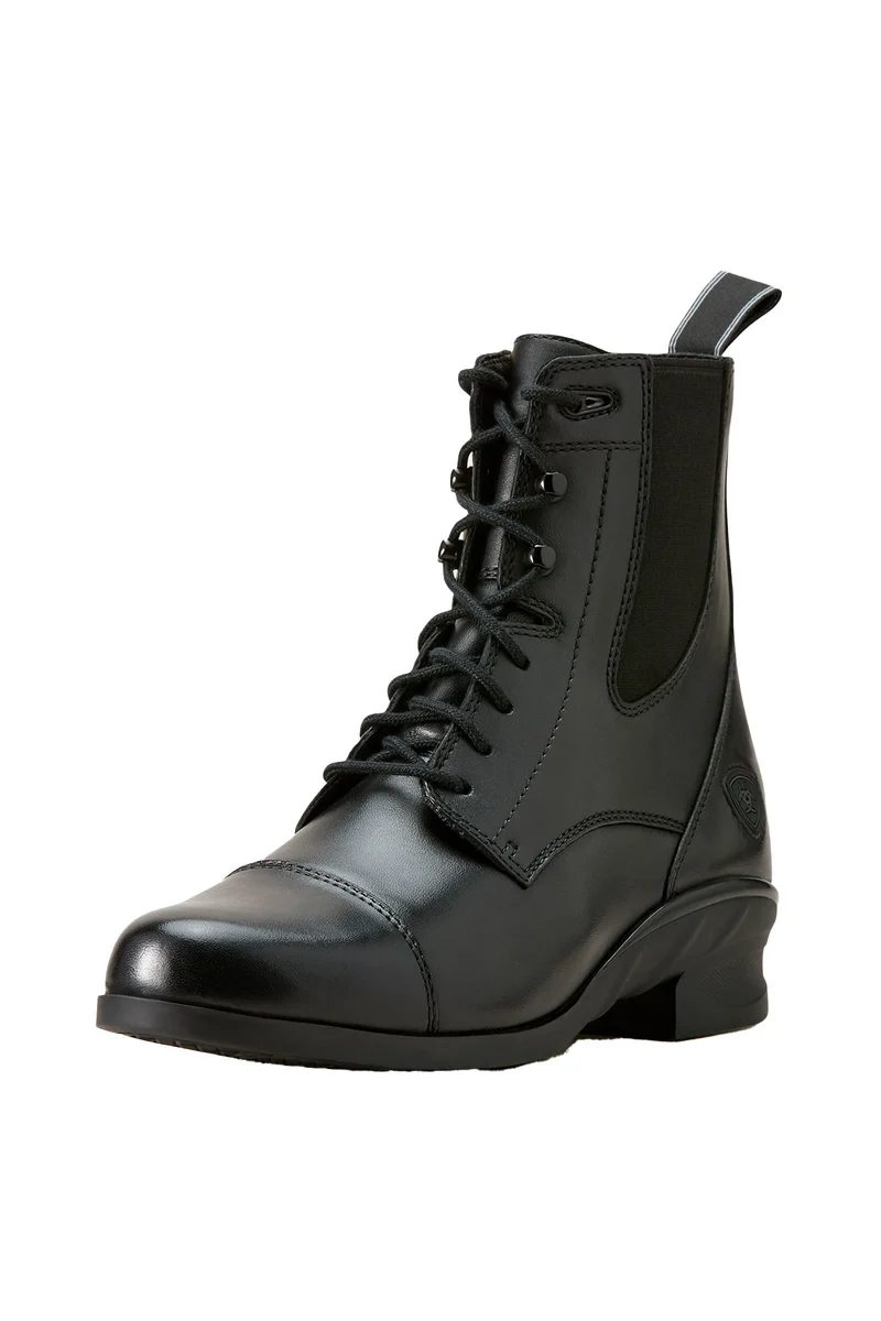 Heritage Schnür-Paddockstiefeletten, Damen Black 38,5