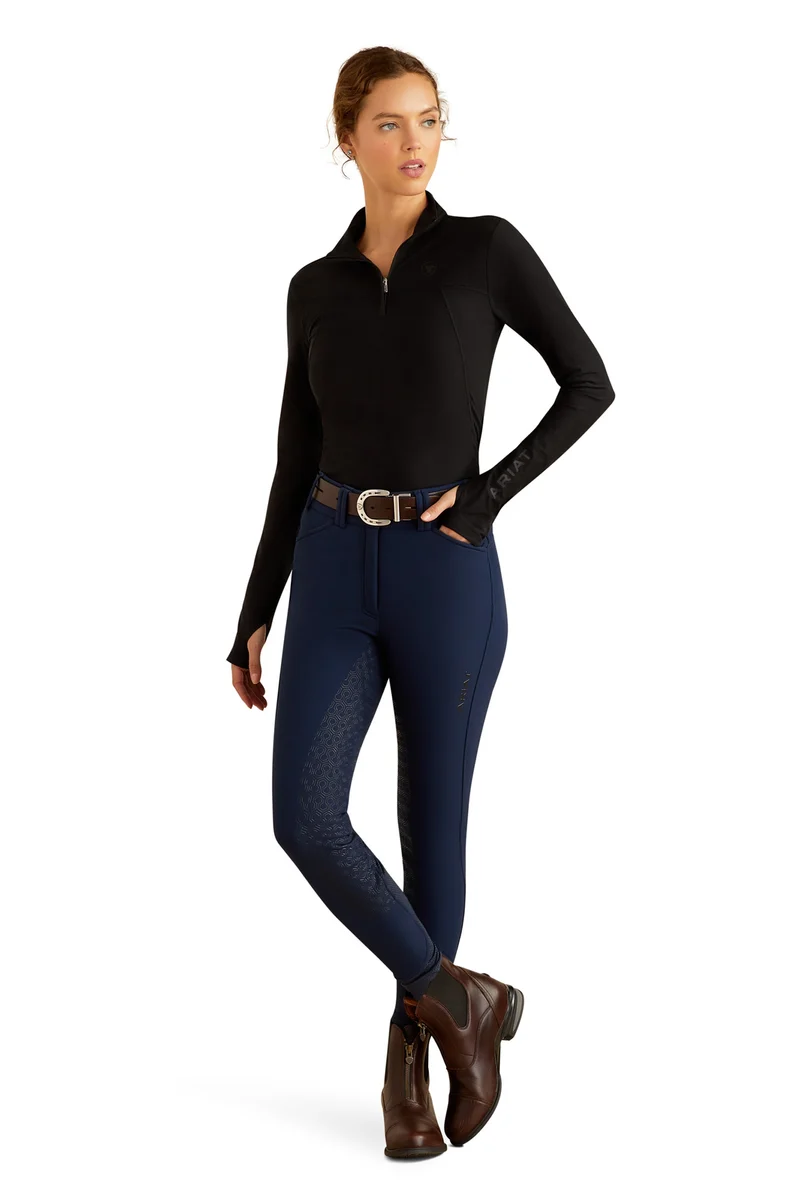 Lowell 3.0 Women´s 1/4 Zip Baselayer Shirt Black L