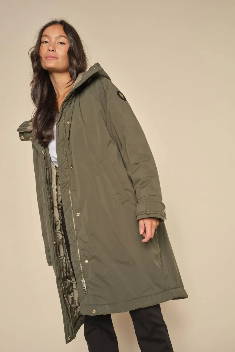Cali Parka Coat | Forest Night | Jakke fra Mos Mosh