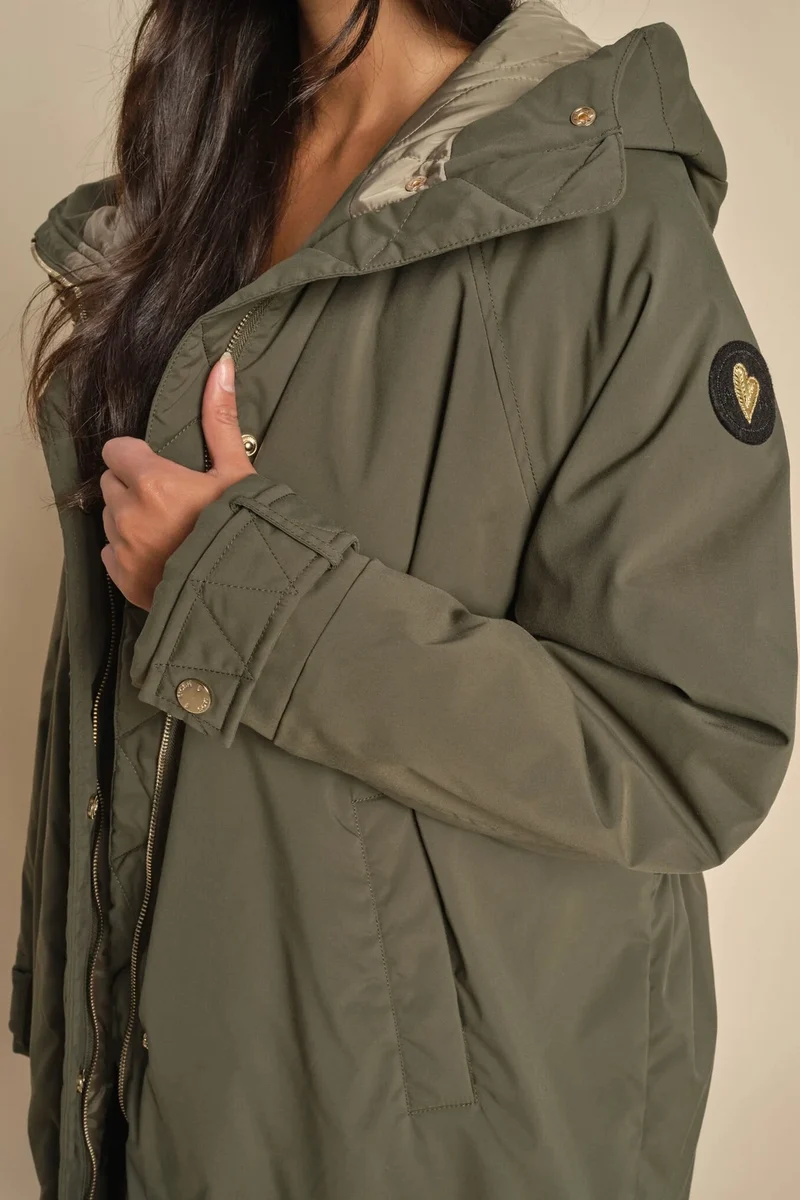 Cali Parka Coat | Forest Night | Jakke fra Mos Mosh