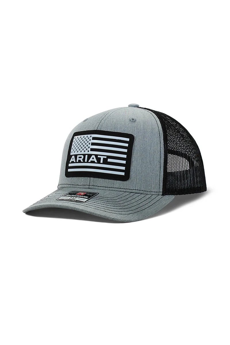 USA Flag Patch Logo Kappe Grey/Black Einheitsgröße