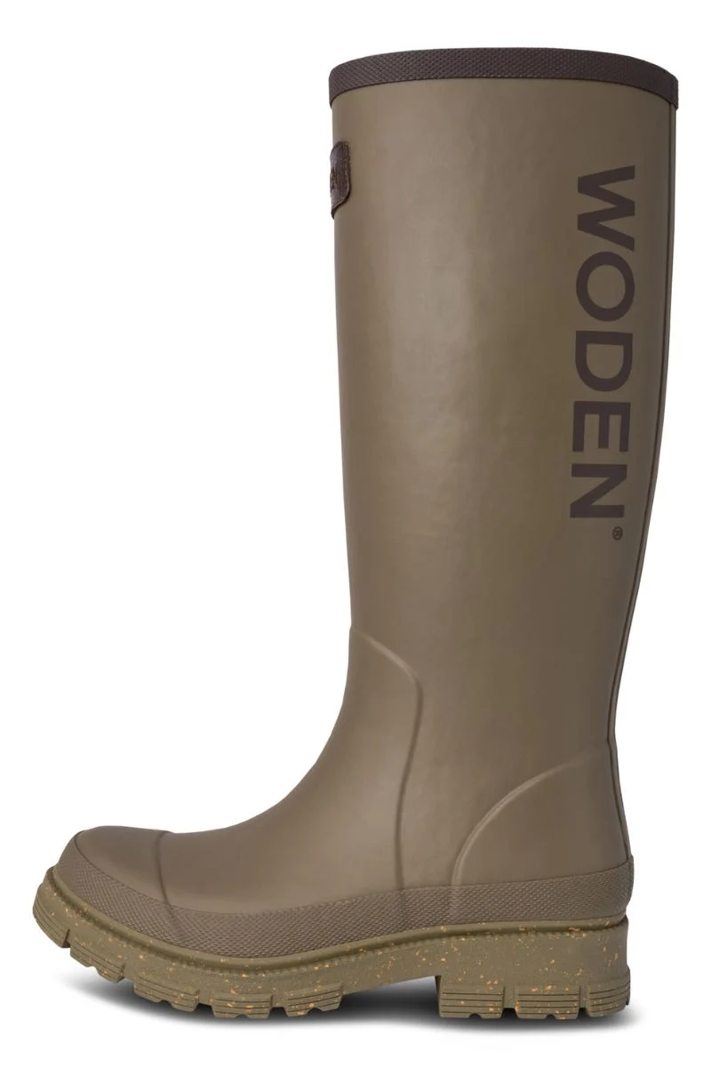 Le Waterproof WL761 | Dark Olive | Rubber Boots fra Woden