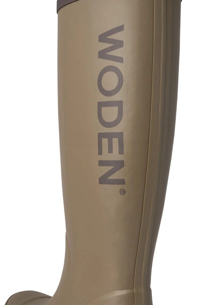 Le Waterproof WL761 | Dark Olive | Rubber Boots fra Woden