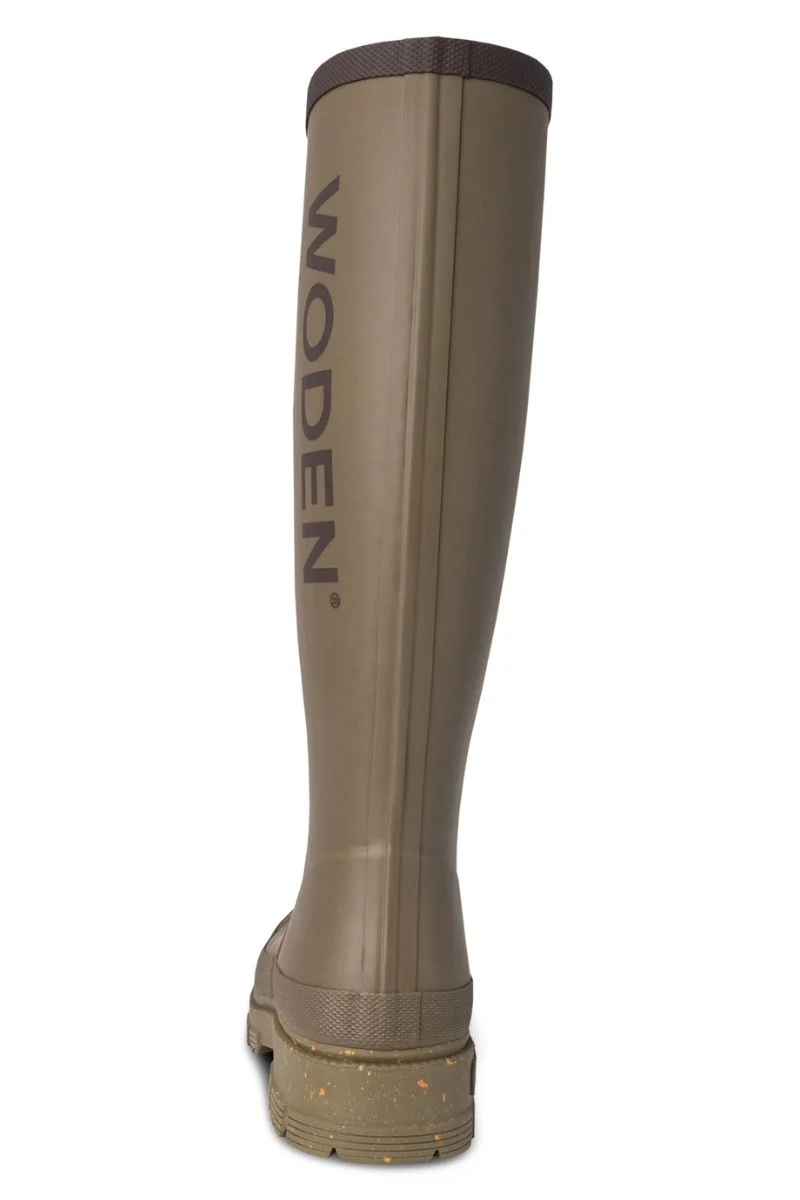 Le Waterproof WL761 | Dark Olive | Rubber Boots fra Woden