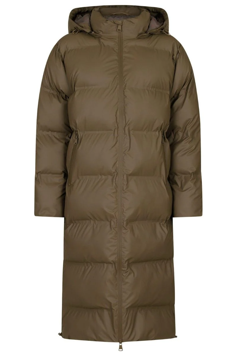 Viviana C Puffer Jacket | Dark Taupe | Jakke fra Neo Noir