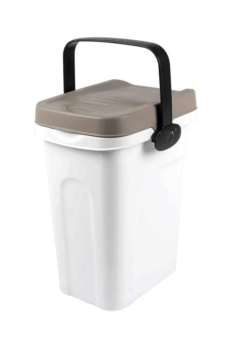 Futterbehälter 15 L White|Brown Einheitsgröße
