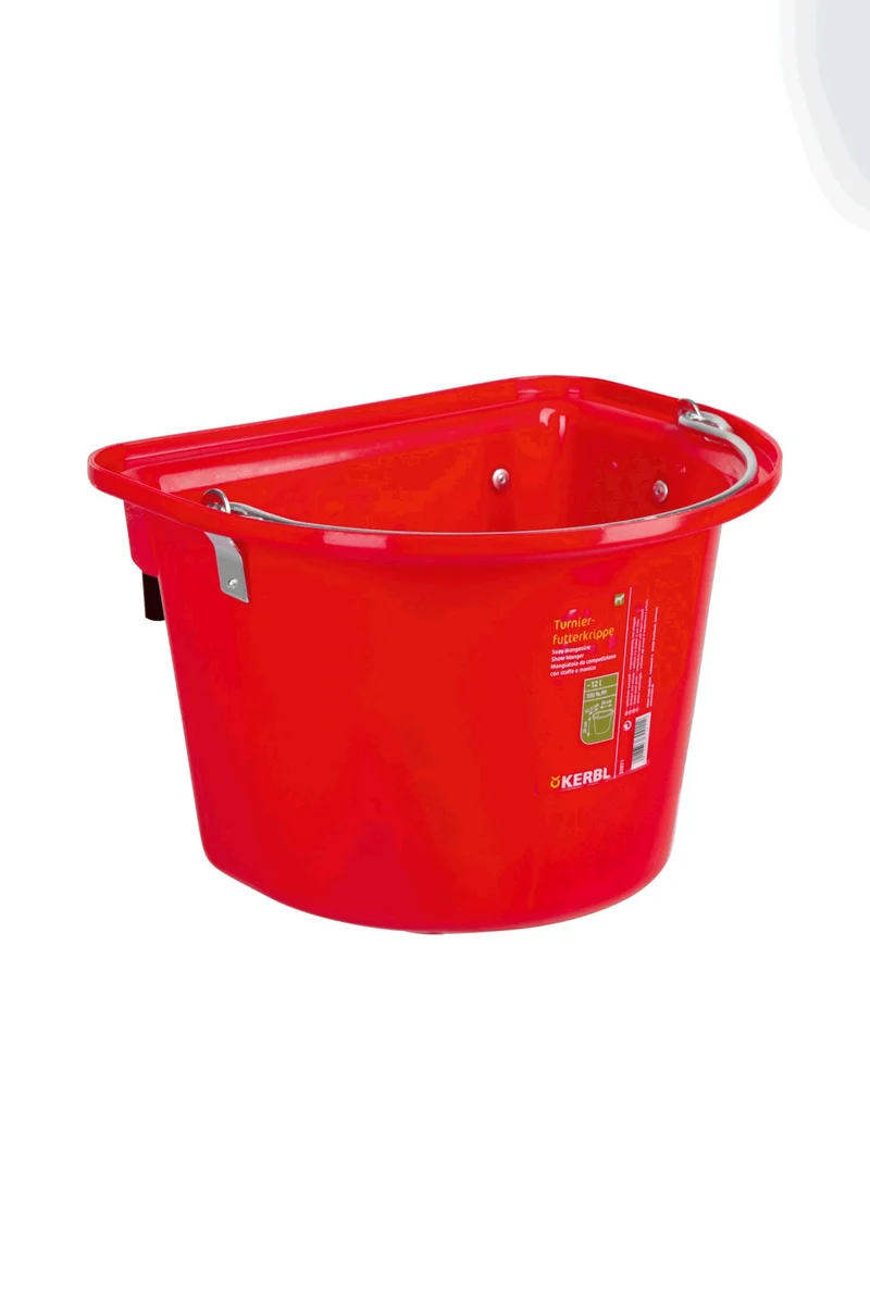 Stall- und Turniereimer Rot 1