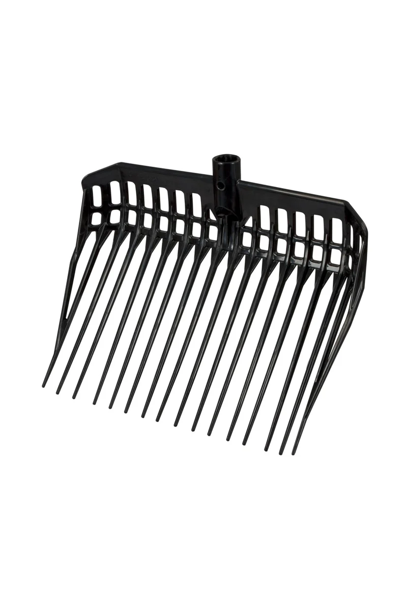 Streuschaufel EcoFork mit Metallgriff und D-Griff black Einheitsgröße