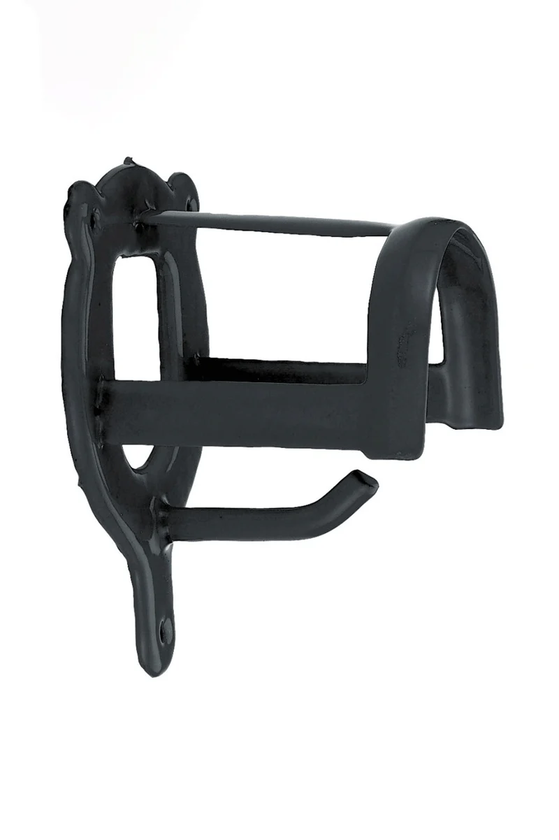 Trensenhalter, pulverbeschichtetes Metall Black Einheitsgröße