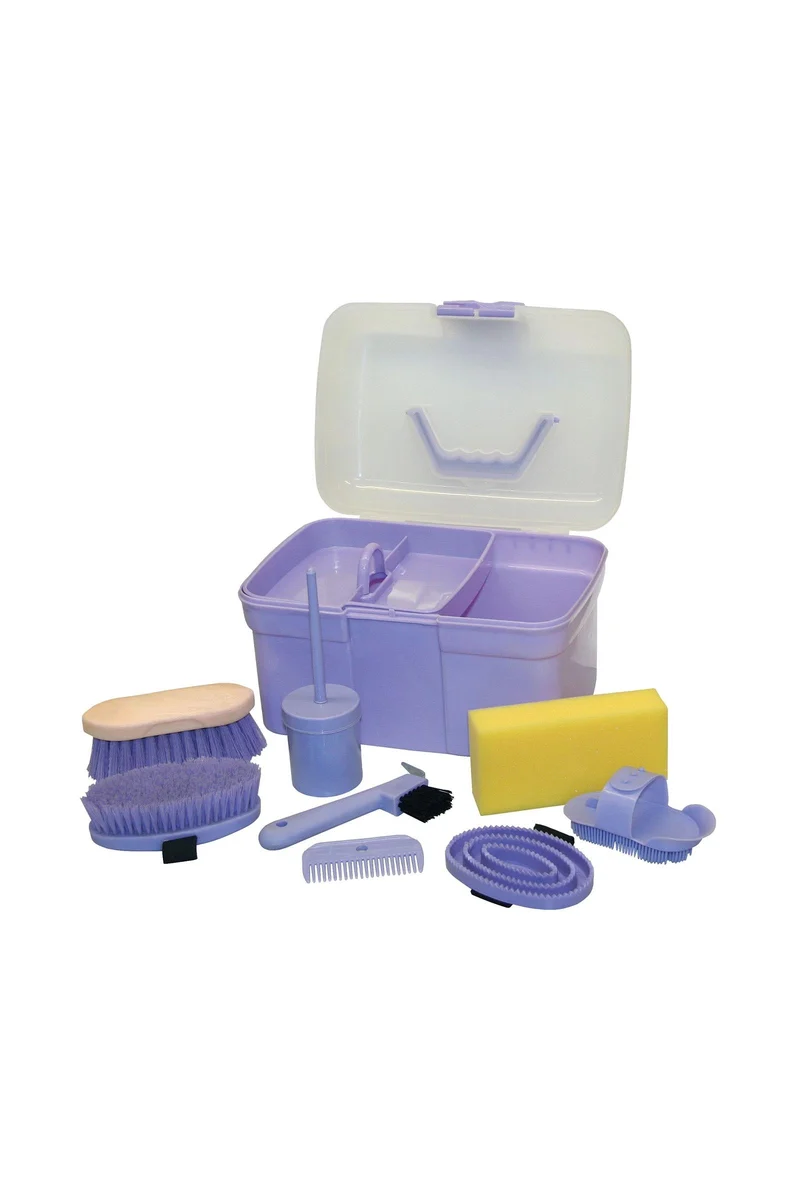 Kinder-Putzbox mit Inhalt Purple Einheitsgröße