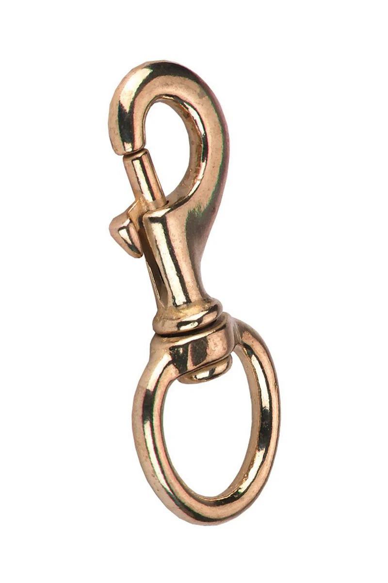 Karabinerhaken Messing (1 Stk.) Brass Einheitsgröße