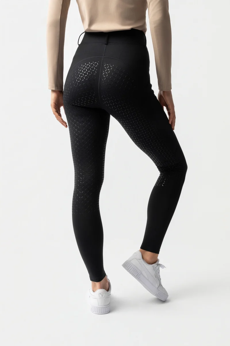 Dea Damen Winter Vollbesatz-Reithose Black 40