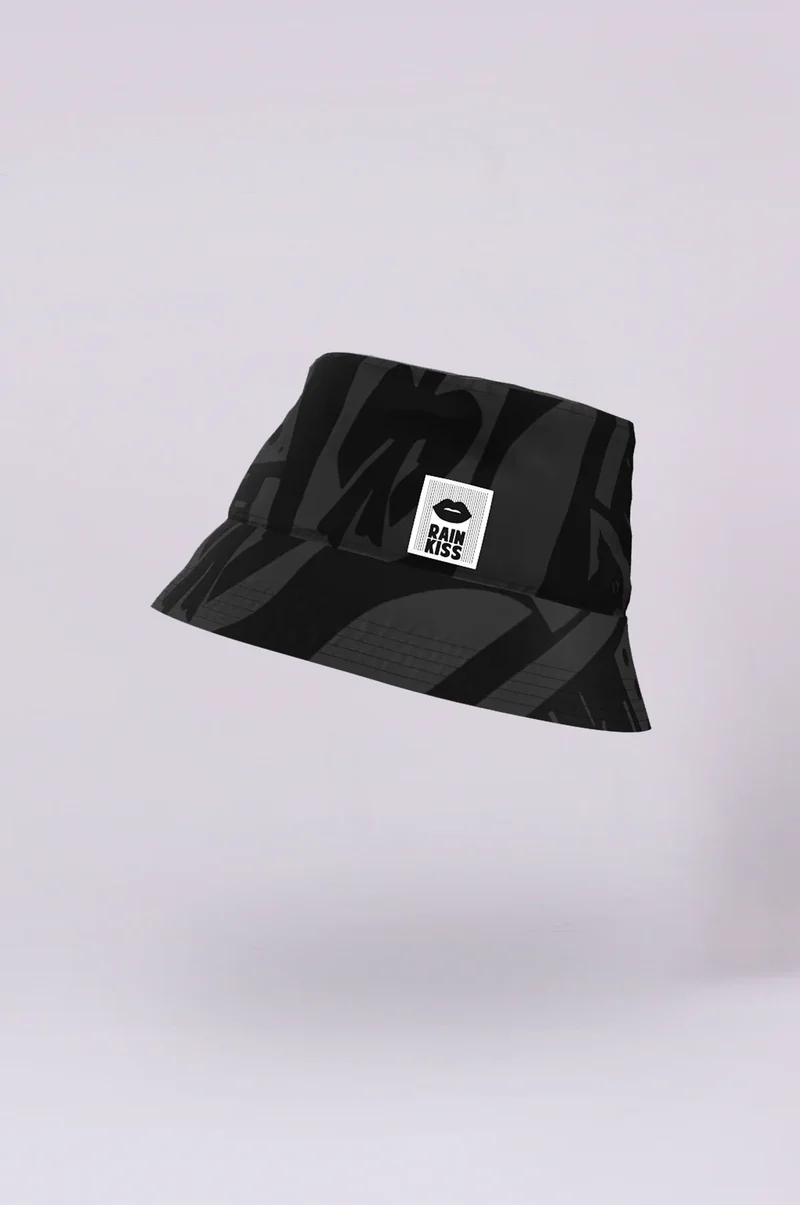Back to Black Art Camo | Black | Regn bøllehat fra Rainkiss