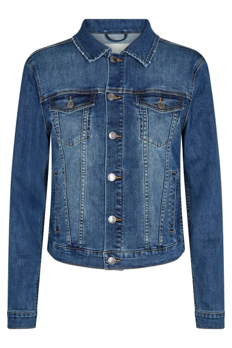 Rock Ja | Medium Blue Denim | Jakke fra Freequent
