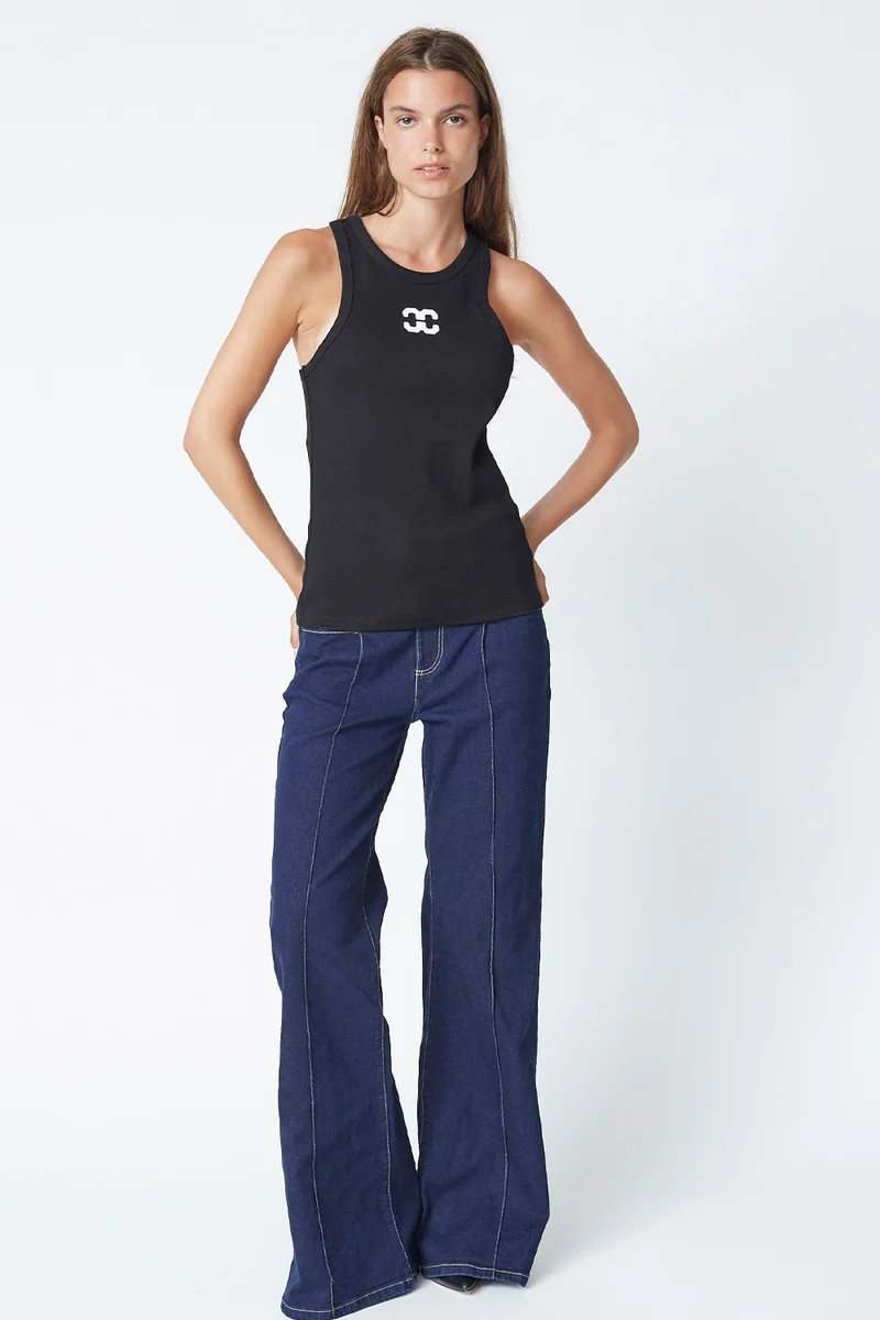 Sahara Tank Top 33068 | Black | Top fra Co'couture