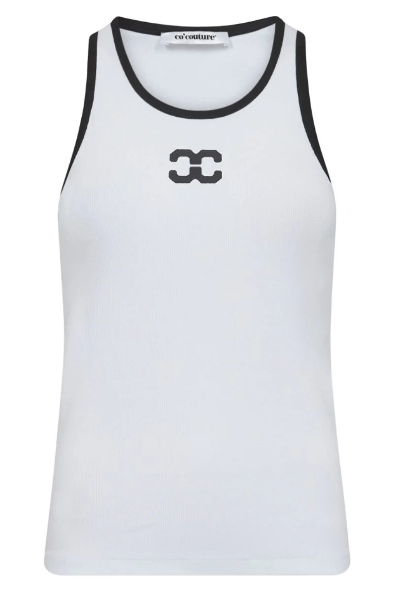 Sahara Tank Top 33068 | WhiteBlack | Top fra Co'couture