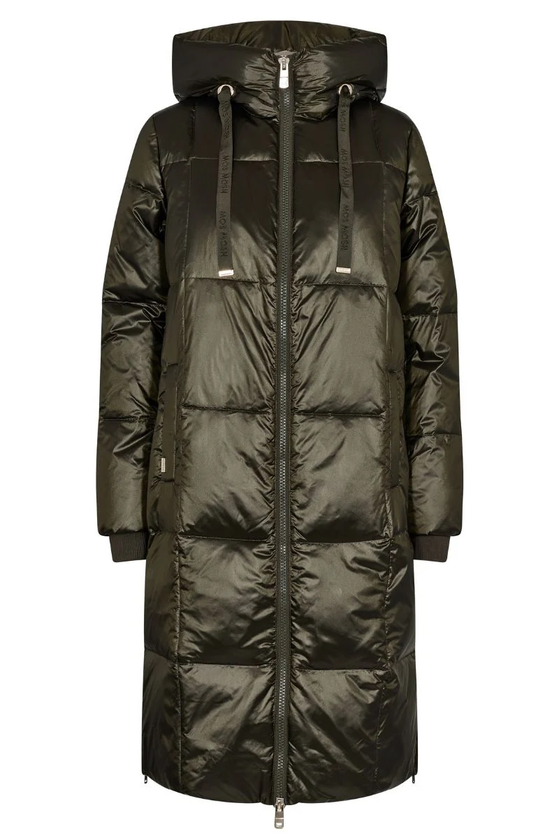 Nova Metallic Down Jacket | Forest Night | Jakke fra Mos Mosh