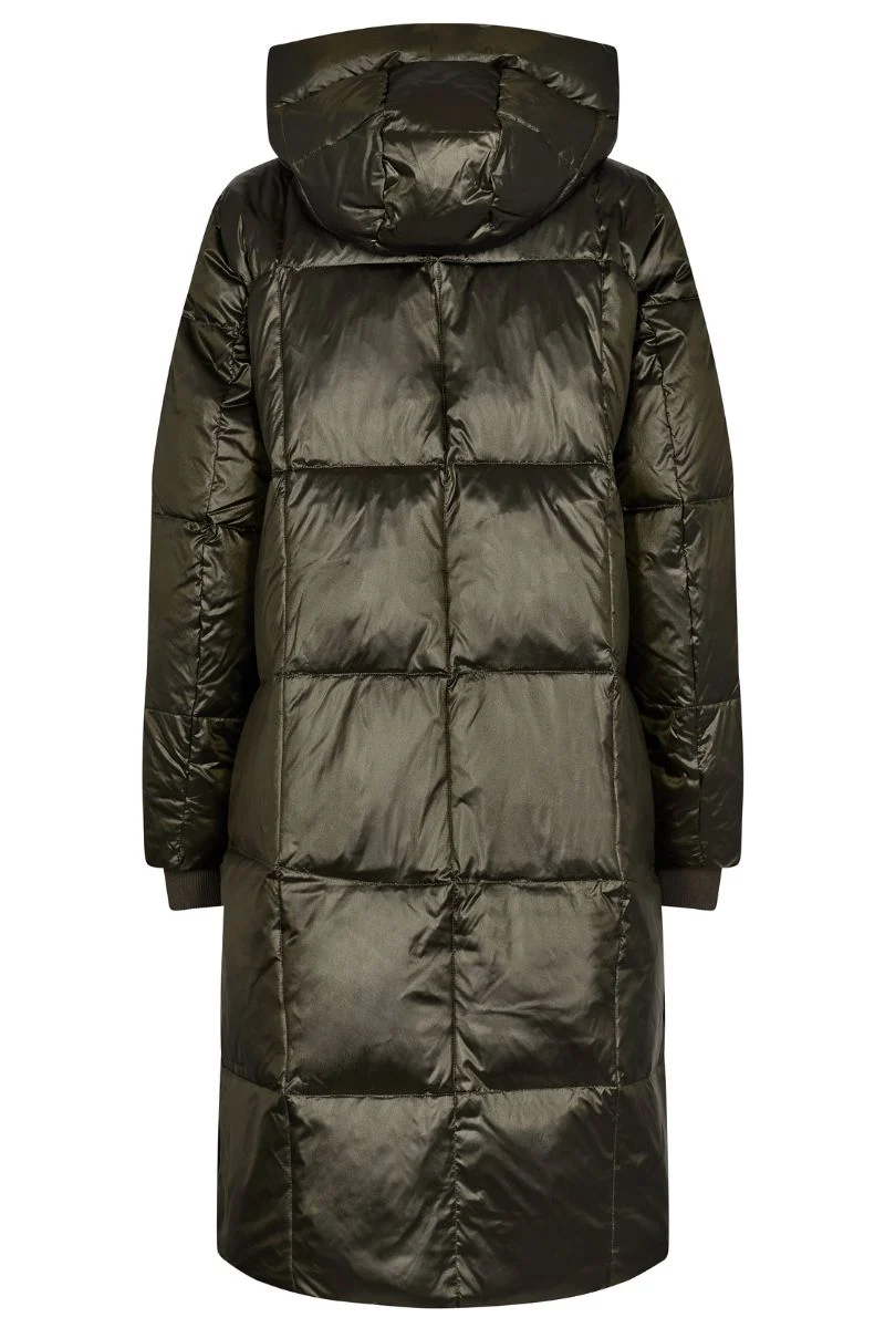 Nova Metallic Down Jacket | Forest Night | Jakke fra Mos Mosh