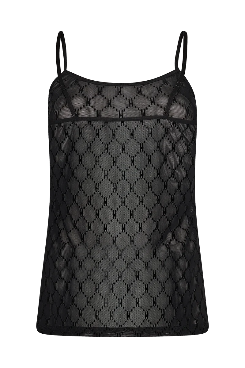 Mesh singlet | Sort | Top fra Hype the Detail